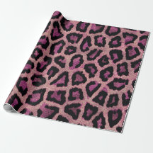 Pink Black Leopard Animal Print