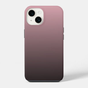 Pink Black Ombre Background iPhone 14 Case