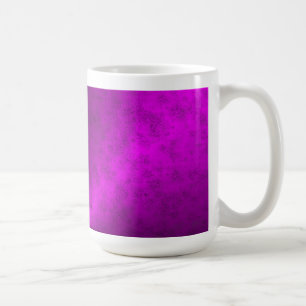 Pink Black Rainbow in Elephant Skin Leather Optik Coffee Mug