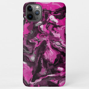 Pink, Black, White and Grey Swirls   iPhone 11Pro Max Case