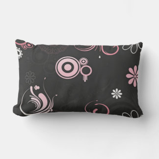 Pink-Black-White Outdoor Cushion