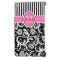 Pink, Black, White Striped Damask iPad Mini Case