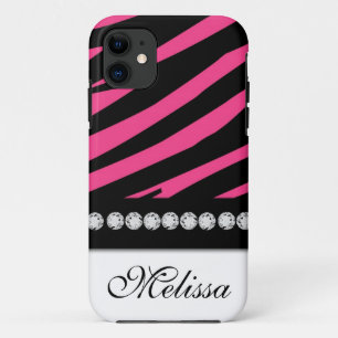 Pink Black Zebra Print iPhone 5 Case-Mate Case-Mate iPhone Case