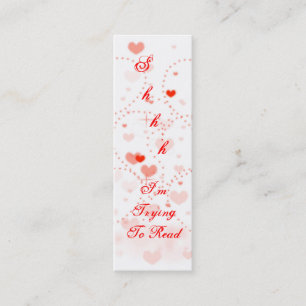 Pink Bliss Bookmark Mini Business Card