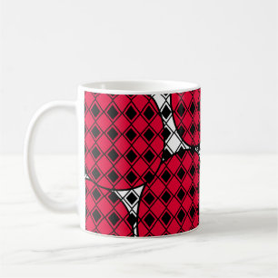 Pink Blob Harlequin Coffee Mug