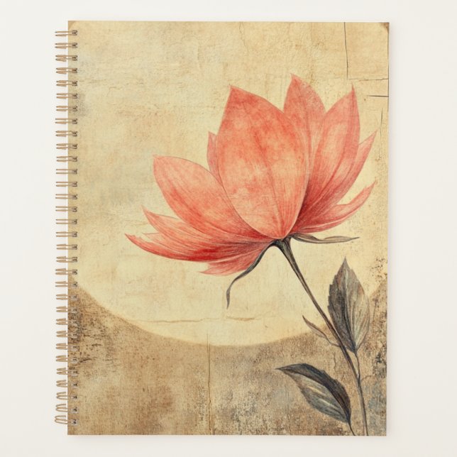Pink Bloom & Moonlit Serenity Planner (Front)