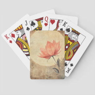 Pink Bloom & Moonlit Serenity Playing Cards