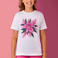 Pink Blooming Lush Lily with Soft Heart Classic