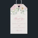 Pink Blooms Floral Hydrangea Wedding Favour Gift Tags<br><div class="desc">Love is in Bloom. Introducing our Pink Floral Party Decor Collection, where blush pink hydrangeas and cream florals blend seamlessly to bring a touch of elegance to your event. Each piece in this collection is adorned with delicate watercolor blooms, creating a serene and inviting atmosphere for any occasion. Elevate your...</div>