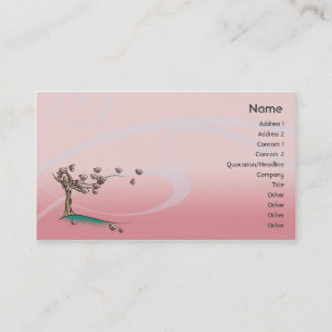 Pink Blossom - Business Card