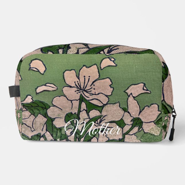 Pink Blossom Cascade  Dopp Kit (Front)