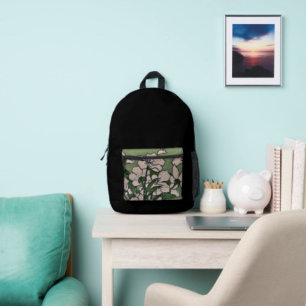Pink Blossom Cascade Printed Backpack