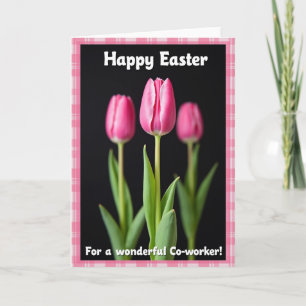 Pink Blossom Easter Card