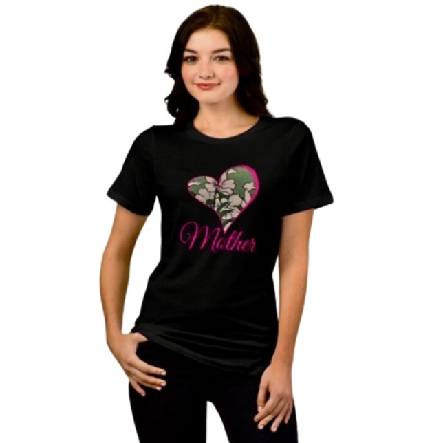 Pink Blossom Green Tri-Blend Shirt (Treat Mom in style—this comfy women’s tee makes the perfect heartfelt Mother’s Day gift)