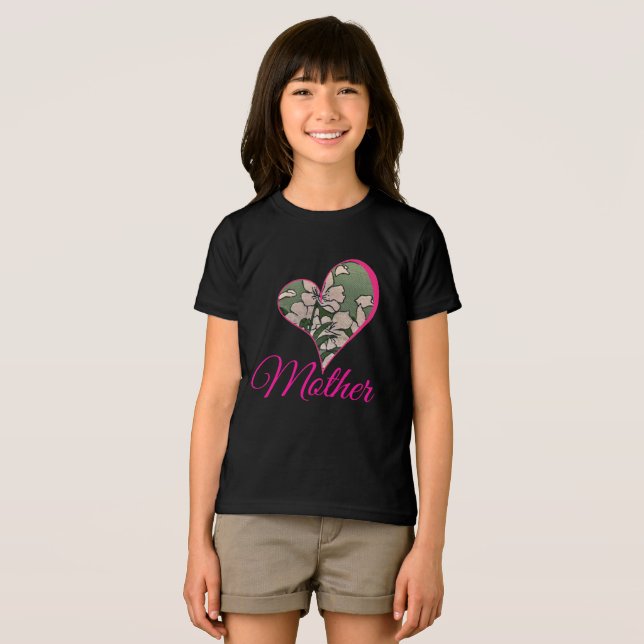 Pink Blossom Green Tri-Blend Shirt (Front Full)