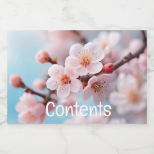 Pink Blossom Magic Food Label