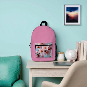 Pink Blossom Magic  Printed Backpack