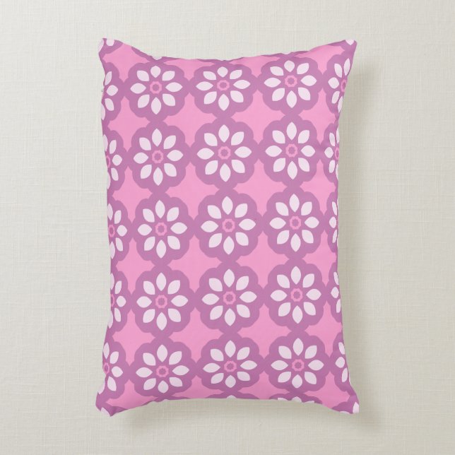 Pink Blossom Retro  Decorative Cushion (Front(Vertical))
