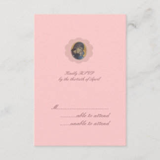 Pink Blossom RSVP Card