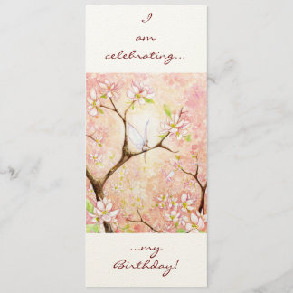 Pink Blossom View, Invitation