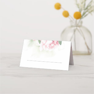 Pink Blossom Vintage Wedding Place Card