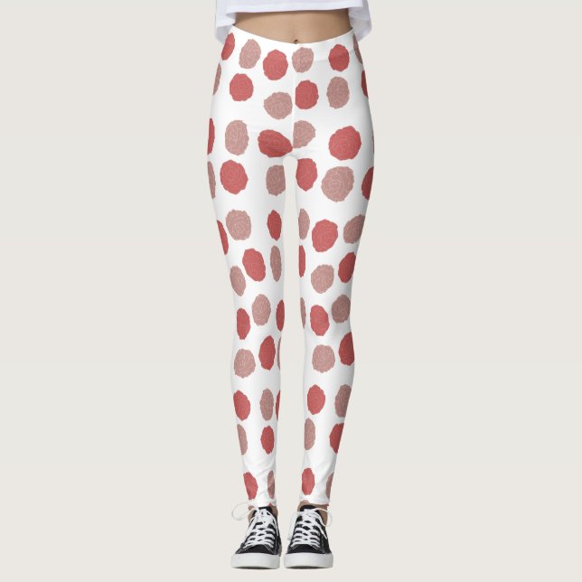 Pink Blossoms Leggings (Front)