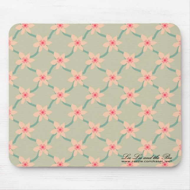 Pink Blossoms, mousepad (Front)