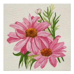 Pink Blossoms Poster