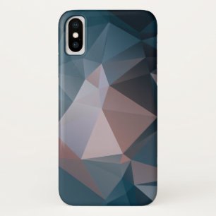 Pink Blue Abstract Pyramid Pattern Case-Mate iPhone Case