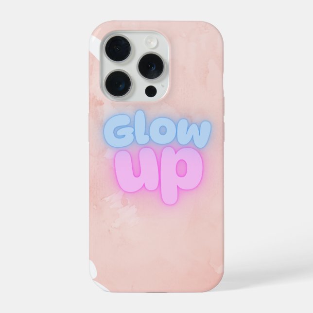 Pink Blue Aesthetic iPhone Case (Back)