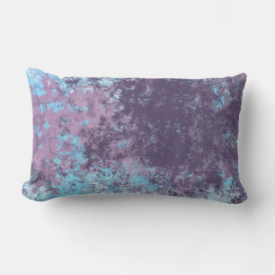 pink blue and purple   lumbar cushion