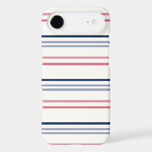 Pink blue and white stripes