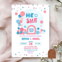 Pink Blue Balloon Giant Bubble Dom Gender Reveal