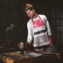 Pink Blue Border Stripes