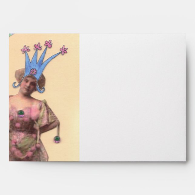 Pink Blue Dahling Envelope (Front)