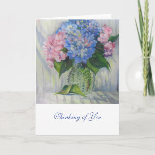"Pink, Blue, & Glass" Card