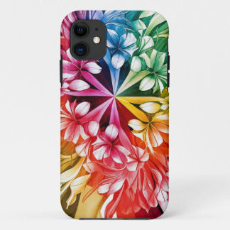 Pink Blue Green Yellow Orange Flower Art Pattern Case-Mate iPhone Case