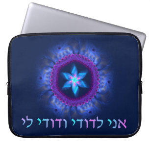 Pink - Blue Magen Laptop Sleeve