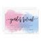 Pink & Blue Mist Gender Reveal Invitation