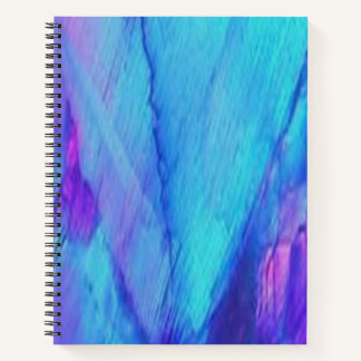 Pink & Blue Opal - Spiral Notebook