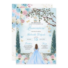 Pink & Blue Princess Enchanted Garden Quinceanera