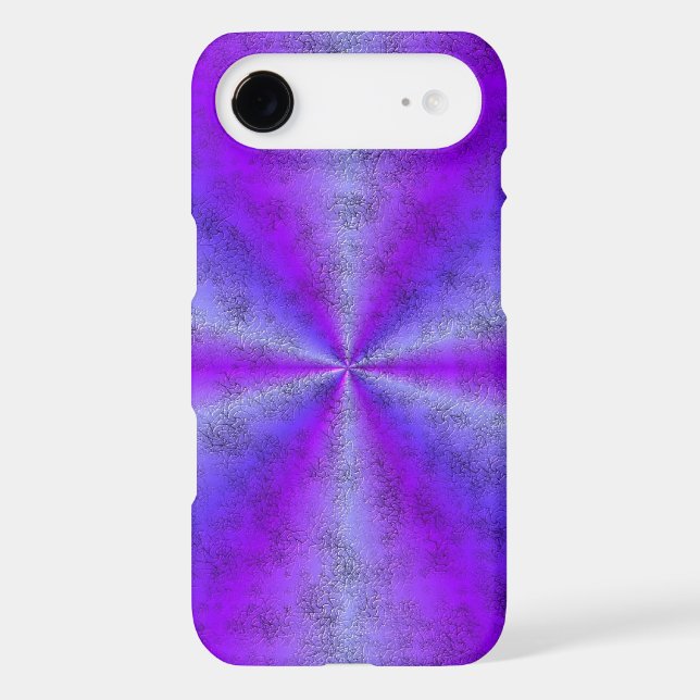 Pink Blue Rainbow in Elephant Skin Leather Optik (Back)
