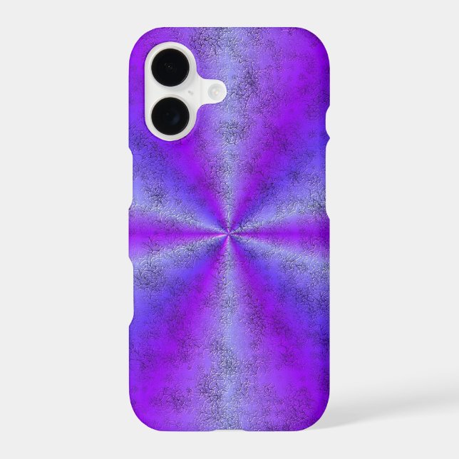 Pink Blue Rainbow in Elephant Skin Leather Optik (Back)