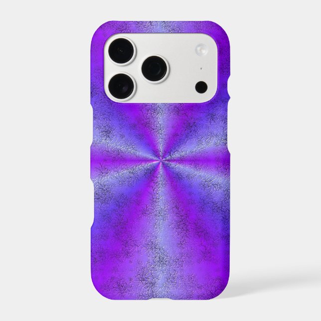 Pink Blue Rainbow in Elephant Skin Leather Optik (Back)