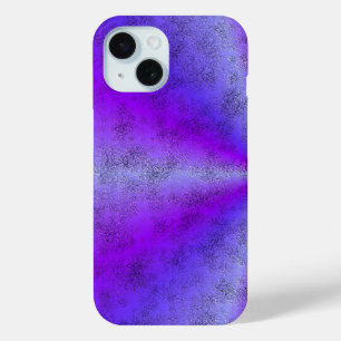 Pink Blue Rainbow in Elephant Skin Leather Optik iPhone 15 Case