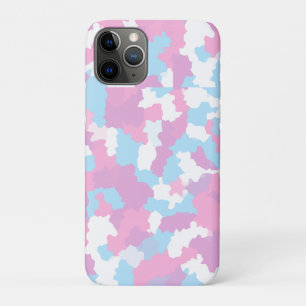 Pink Blue White Camo Abstract Case-Mate iPhone Case