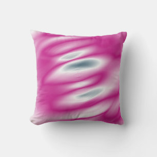 Pink Blur Abstract Art Cushion