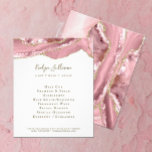 Pink blush agate flyer<br><div class="desc">elegant beauty salon flyer</div>