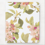 Pink Blush Blooming Summer Floral Botanica Mouse Pad<br><div class="desc">Blooming Summer Floral Botanical</div>