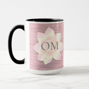 Pink Blush Elegant Lotus OM      Mug